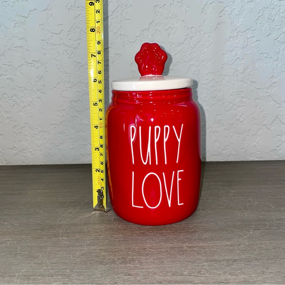Rae Dunn PUPPY LOVE Treat Canister - Picture 3 of 4